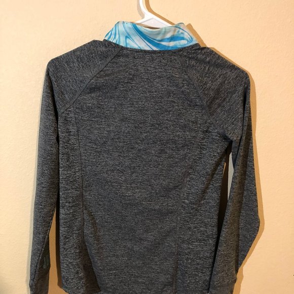 Justice Active Girls Swirl Zip Up Jacket Size 12 - Picture 2 of 8